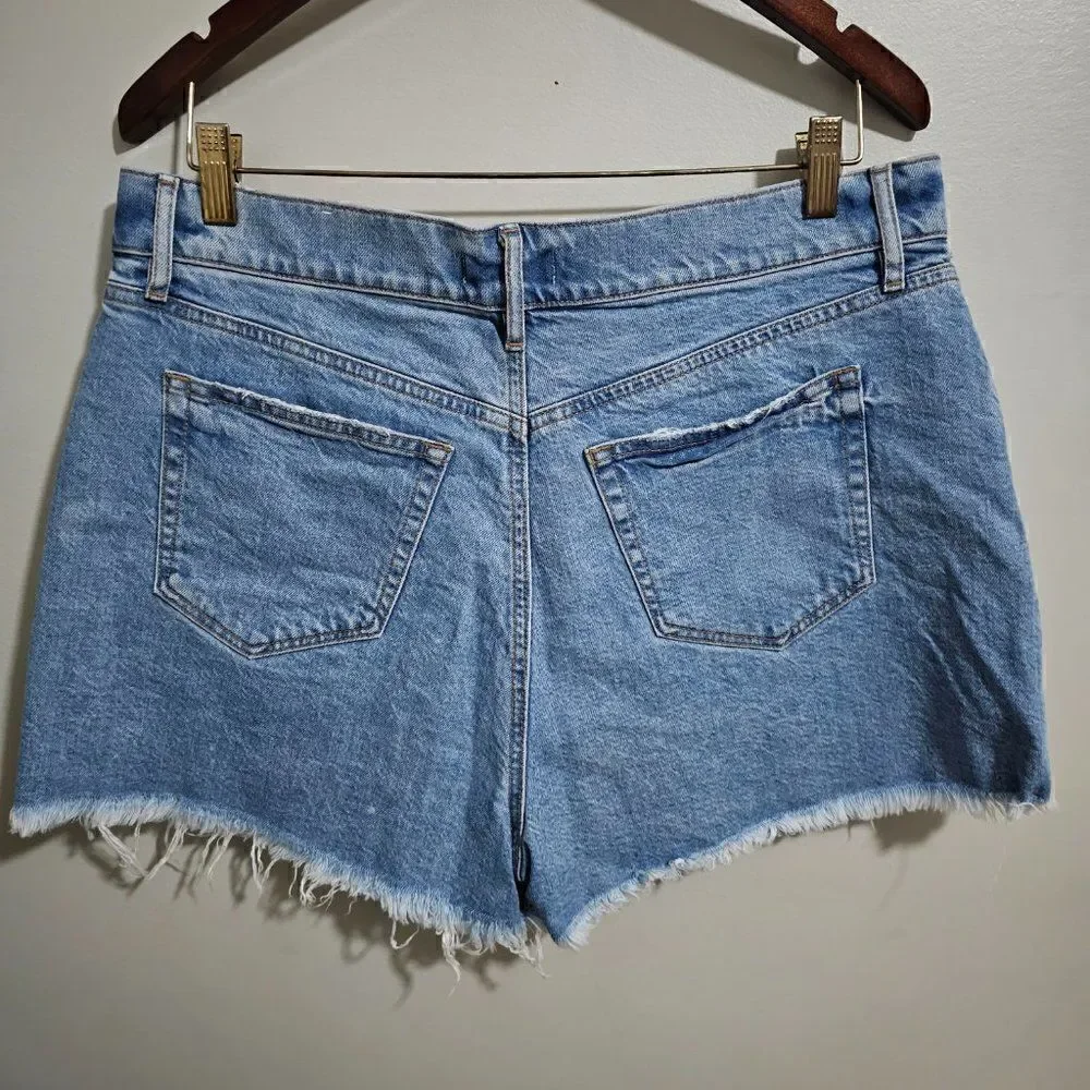 EUC LIKE NEW LOFT MADE AND LOVED RAW HEM HI RISE SHORTS SIZE 10/ 30 WOMENS